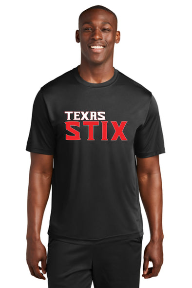 Adult Sport Tek Dryfit STIX Baseball tee