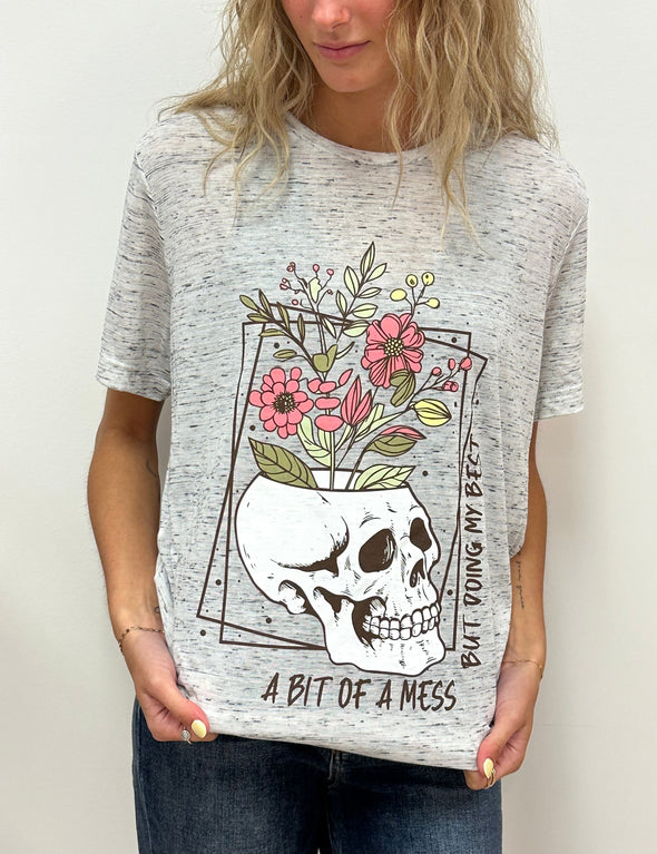 DOING MY BEST SKULL - RTS (S, M, L, XL, 2X)