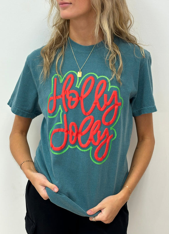 Holly Jolly Puff Script - CHRISTMAS (10/1 SHIP DATE)